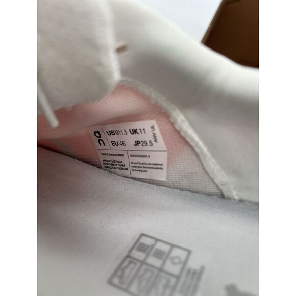 On Men's Cloudeclipse Running Shoes Flame Ivory NWB Size 11.5 - Picture 8 of 9